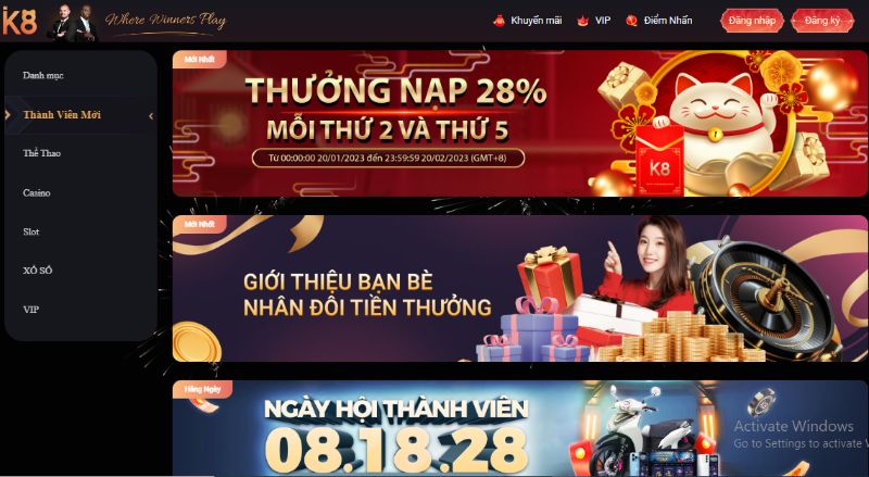 Ưu đãi cực sốc dành cho thành viên VIP tại nhà cái Ưu đãi cực sốc dành cho thành viên VIP tại nhà cái